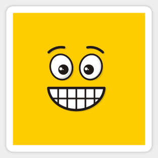 Grinning Face with Open Eyes Sticker